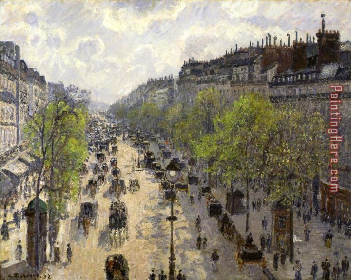 Camille Pissarro Boulevard Montmartre, Spring